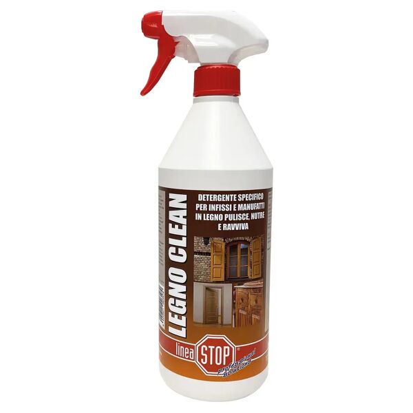 dixi detergente lineastop legno clean 750 ml specifico per infissi  e manufatti in legno