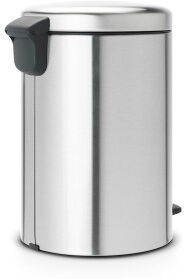 Brabantia Pattumiera New Icon BRABANTIA a pedale grigio inox 20 L