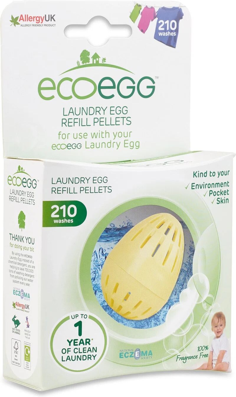 Ecoegg Ricarica Ovetto 210 Lavaggi Senza Profumo 5 Pezzi