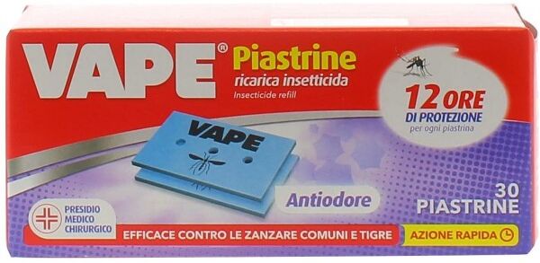 Antica Farmacia Orlandi Vape Piastrine Antiodore Pz.30 Contro Zanzare Tigre E Comuni