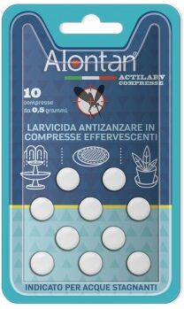 Pietrasanta Pharma Spa Alontan Actilarv Larvicida 2 Mg 10 Compresse Effervescenti