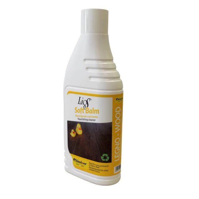Chimiver Lios Soft Balm Detergente Pulizia Pavimenti In Legno Oliati E Bianco 1lt (Bianco, Trasparente, Aloe) - Bianco