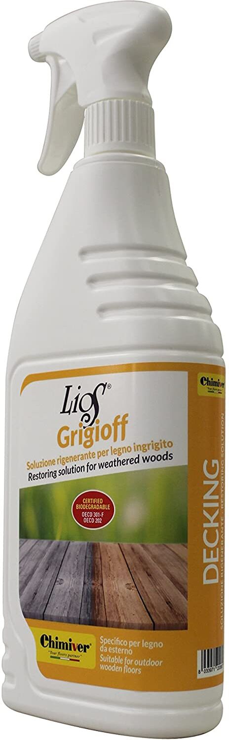 Chimiver Lios Grigioff Ripristina Colore Di Pavimenti In Legno 1-5lt - 1 Lt