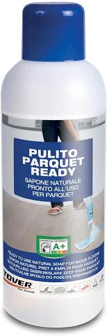 Tover PULITO PARQUET READY LT. 1 sapone naturale con cere a PH neutro deterge e protegge