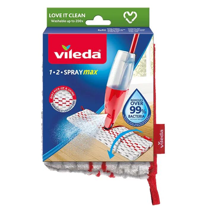 Vileda 164016 accessorio per lavare Panno mop Rosso, Bianco