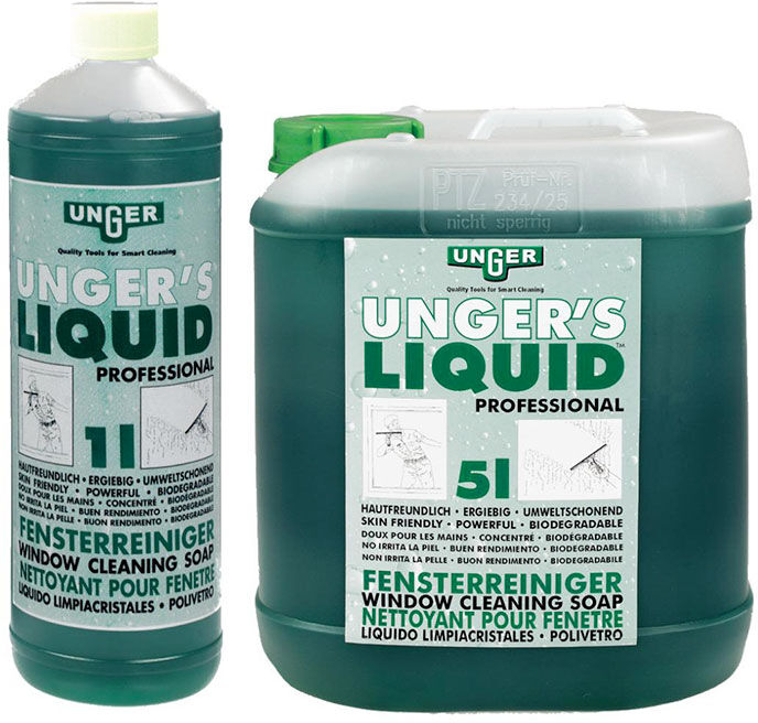 Unger FR100 e FR500 - Detergente Concentrato per Vetri