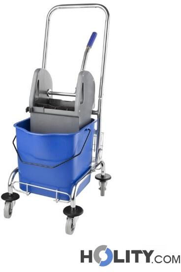 Carrello Con Secchio Strizzatore 24 Litri H464_204