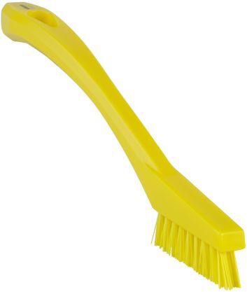 Vikan Spazzolone Extra forte Giallo  Spazzola per pulizie, con setole in PET di 15mm, per Pulizia per ingegneria, 44016