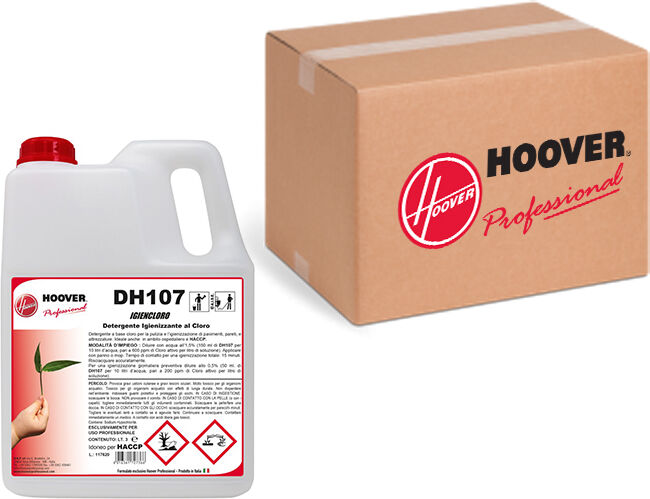 Hoover Scatola 4 taniche DH107 Igiencloro Detergente igienizzante