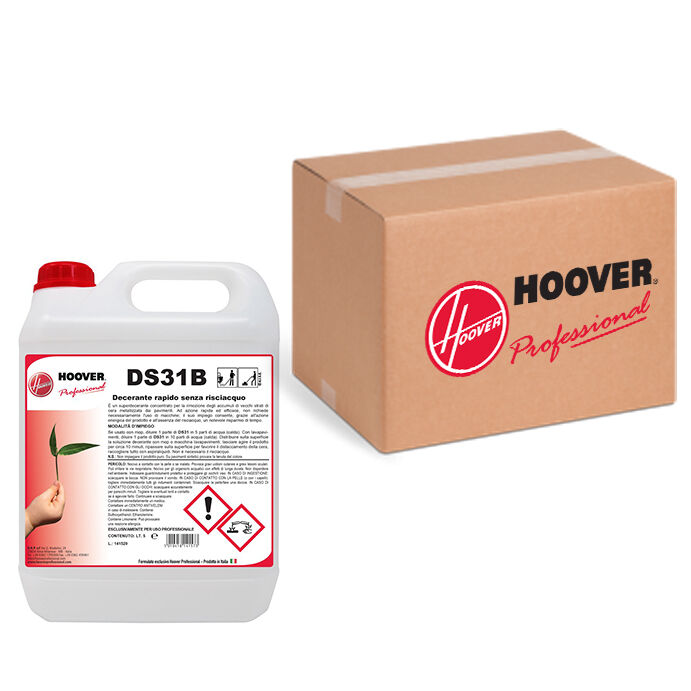 Hoover Scatola 4 taniche DS31B Decerante rapido senza risciacquo