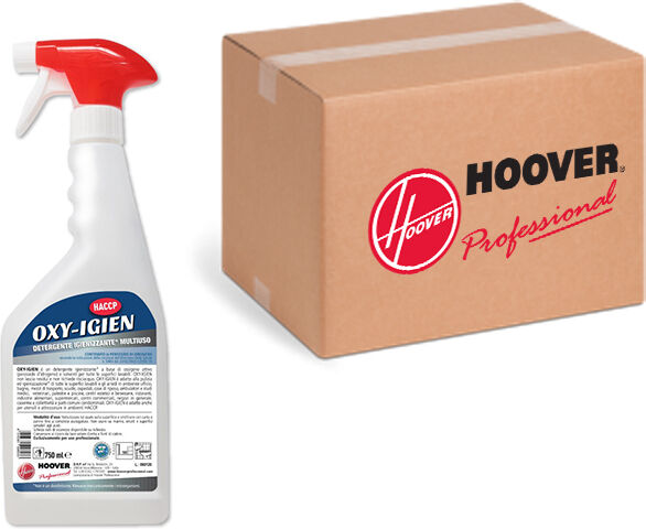 Hoover Scatola 12 detergenti igienizzanti Oxy Igien 750 ml