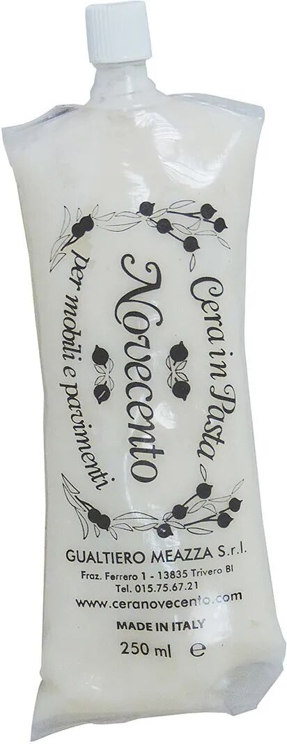 CERA_NOVECENTO Cera Novecento In Pasta Tubetto 250 Ml Neutra 6-8 M² Con 1 L