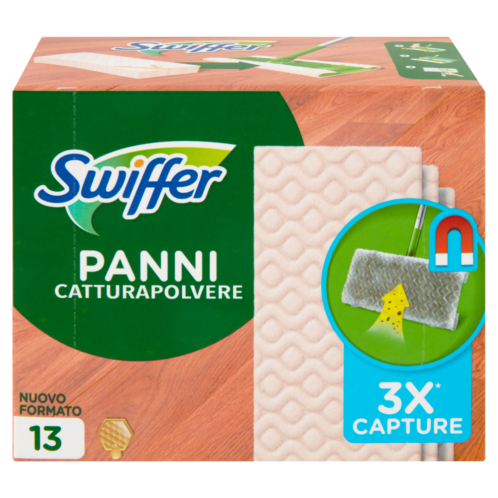 Swiffer Wet Panni Umidi Lavapavimenti per Scopa, Maxi Formato 72 Pezzi –
