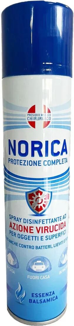 Norica Plus Spray Disinfettante per Oggetti e Superfici Essenza Balsamica 300 ml