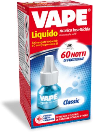 VAPE Ricarica Liquida Classic 60 Notti Insetticida 1 Pezzo