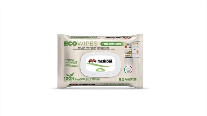 Meliconi Salviette Detergenti Eco Wipes Frigorifero-viscosa Compostabile