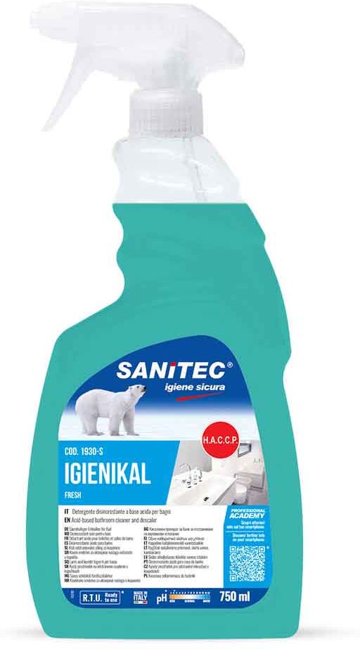 Igienikal Spray Disincrostante Per Bagni Profumato Di Fresco Sanitec 750 Ml