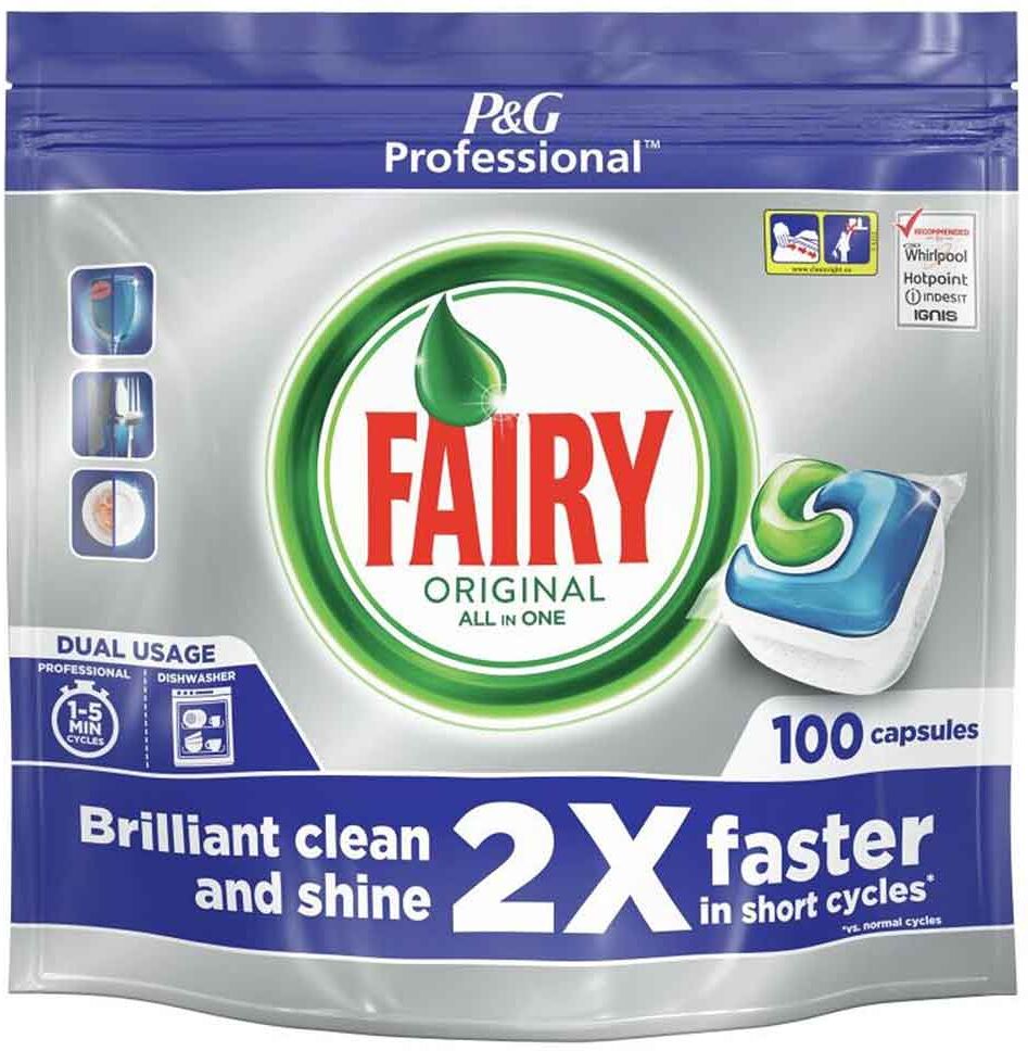 Fairy Original Pastiglie Per Lavastoviglie Professionali E Domestiche 100caps