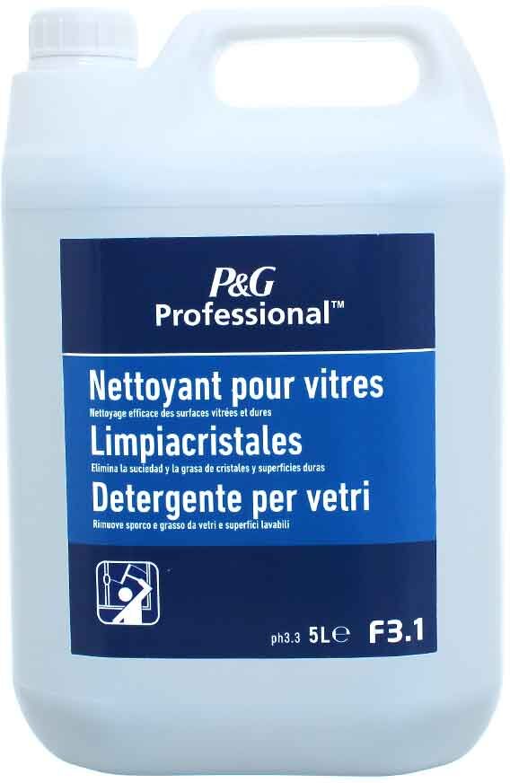 P&amp;G Professional P&amp;G Detergente Professionale F3.1 Per Vetri E Cristalli Extra Concentrato 5l