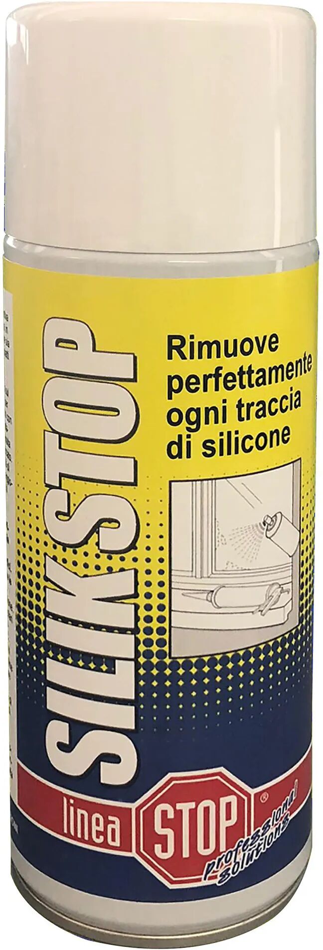 Dixi RIMUOVI SILICONE SILIK STOP  400 ml PROFESSIONALE RIMUOVE OGNI TRACCIA DI SILICONE