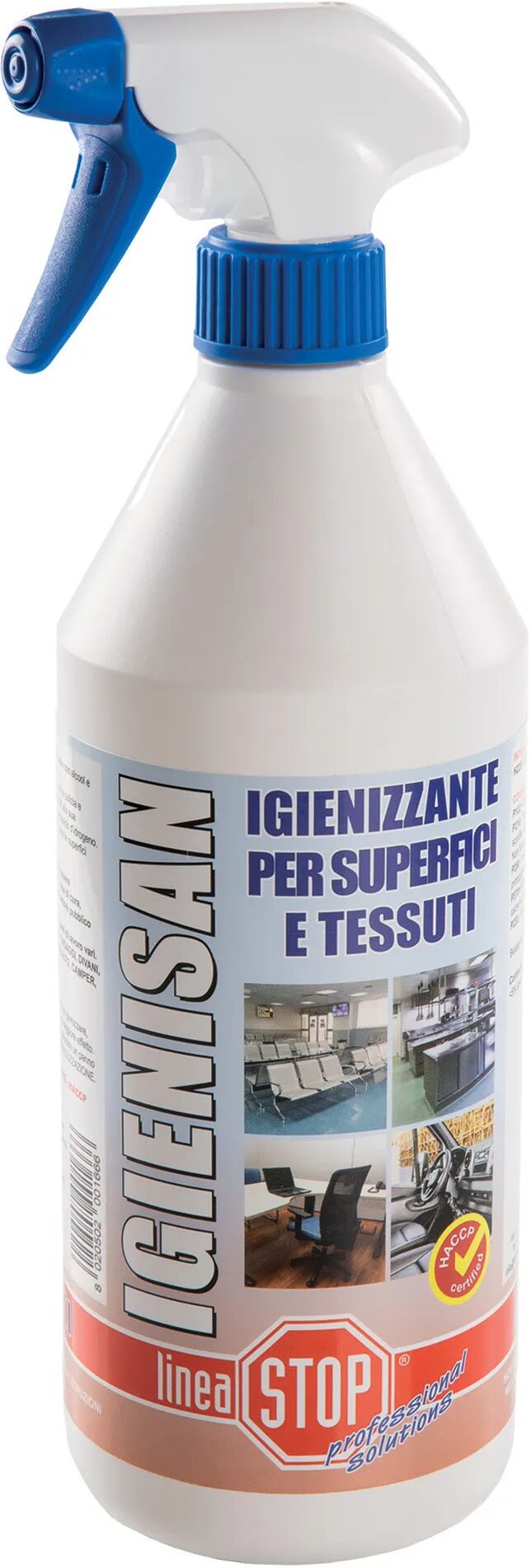 Dixi IGIENIZZANTE IGIENISAN  HACCP 750 ml BASE ALCOL E PEROSSIDO H PER TESSUTI E SUPERFICI