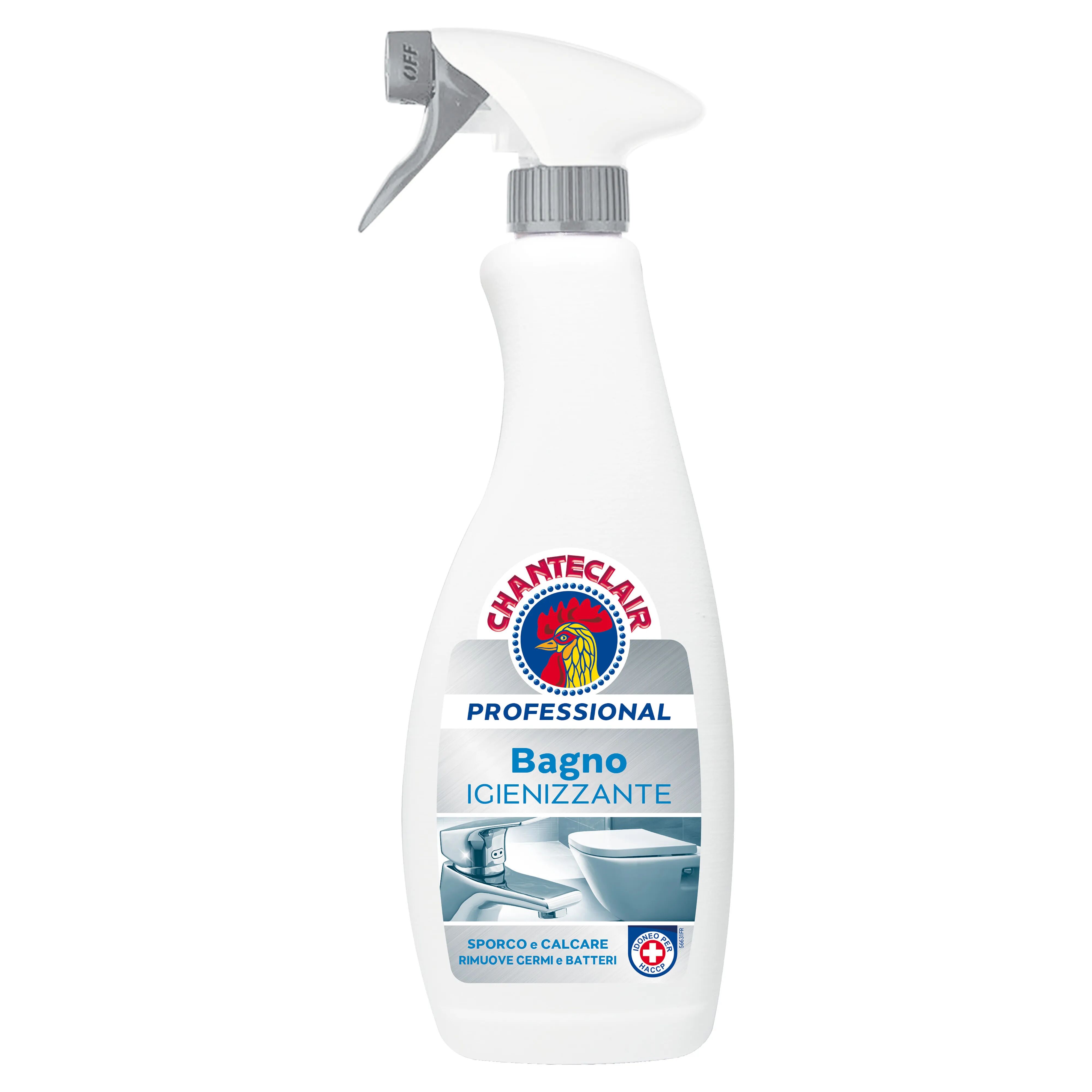 Chanteclair PULITORE BAGNO  PRO 700 ml IGIENIZZANTE ANTIGOCCIA  IDONEO PROTOCOLLO HACCP