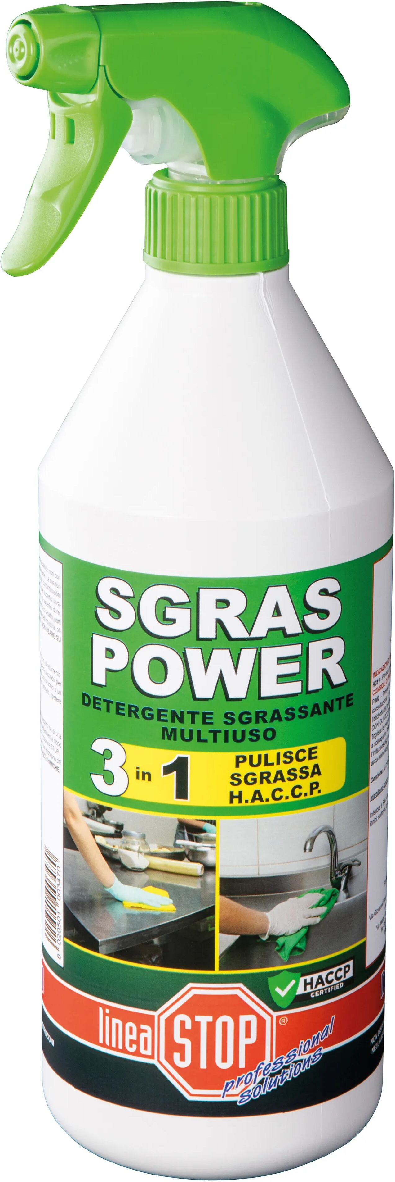 Dixi DETERGENTE SGRASSANTE POWER SGRAS 0,75 l HACCP X TUTTE LE SUPERFICI DURE