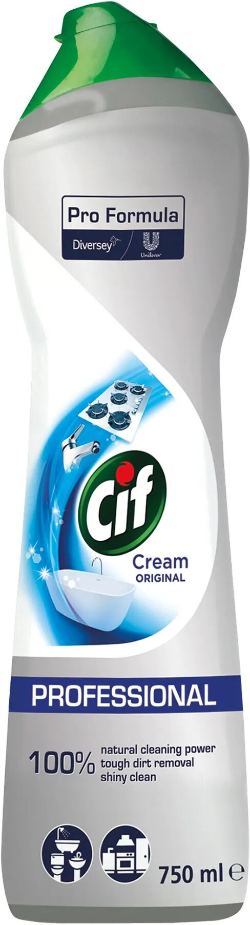 Cif DETERGENTE LIQUIDO  CREMA 0,75 l PER BAGNI E CUCINE PROFUMATO E SENZA RESIDUI