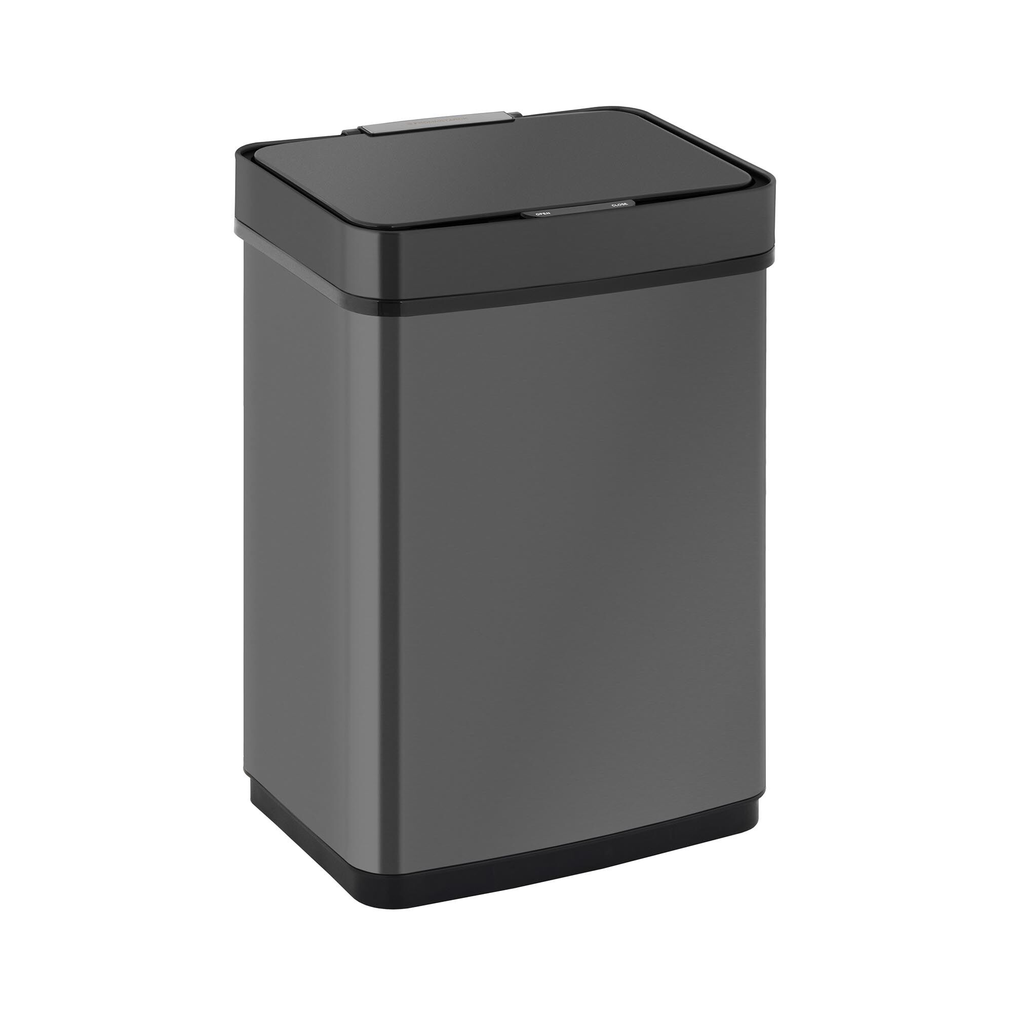 Fromm & Starck Sensor prullenbak - 50 L - zwart - rechthoekig STAR_BIN_37