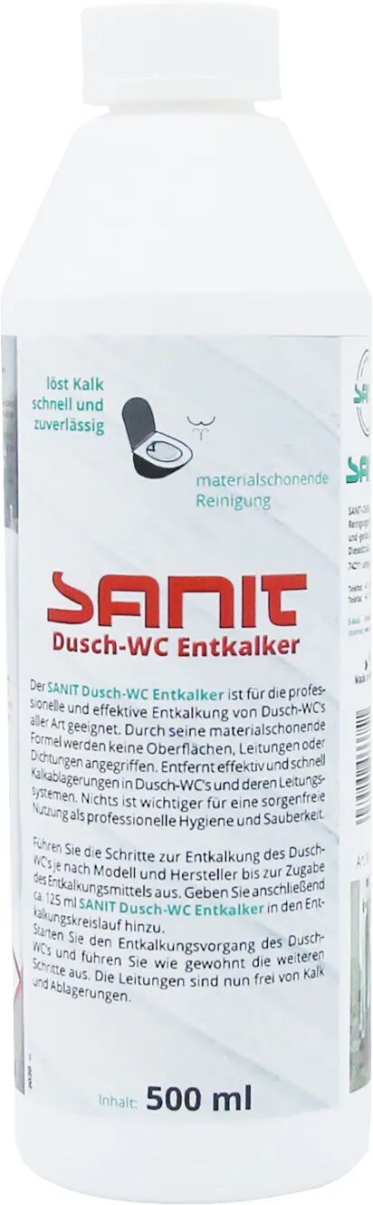 Sanit Dusch-WC Entkalker 500 ml Flasche Entkalker 500 ml  3375