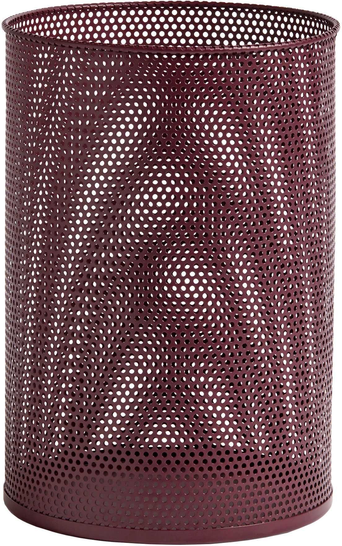 Hay Perforated Bin prullenbak L burgundy