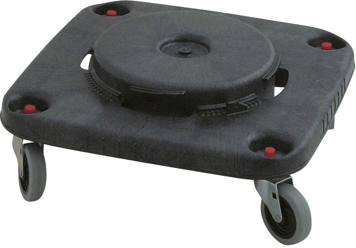 Rubbermaid Brute Dolly vierkant, Rubbermaid, model: VB 003530, zwart