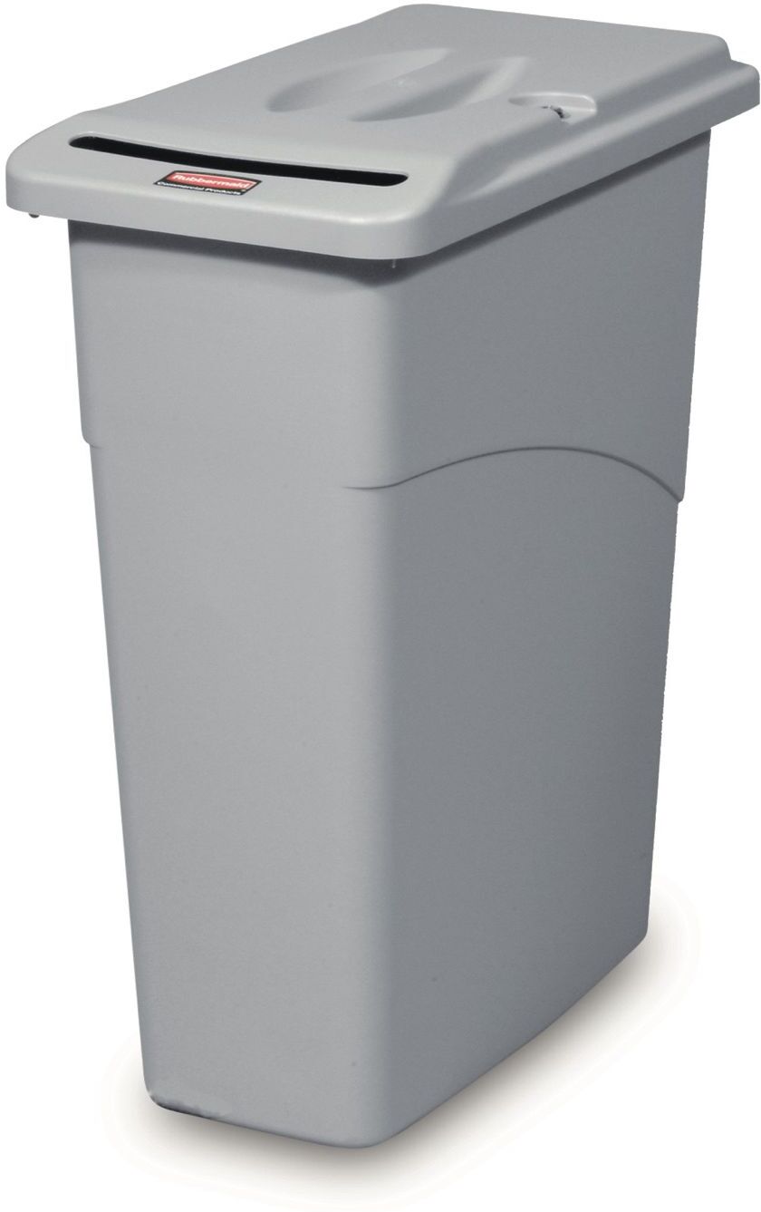 Rubbermaid Slim Jim Combo Confidential 87 ltr, Rubbermaid, model: VB 000915, grijs