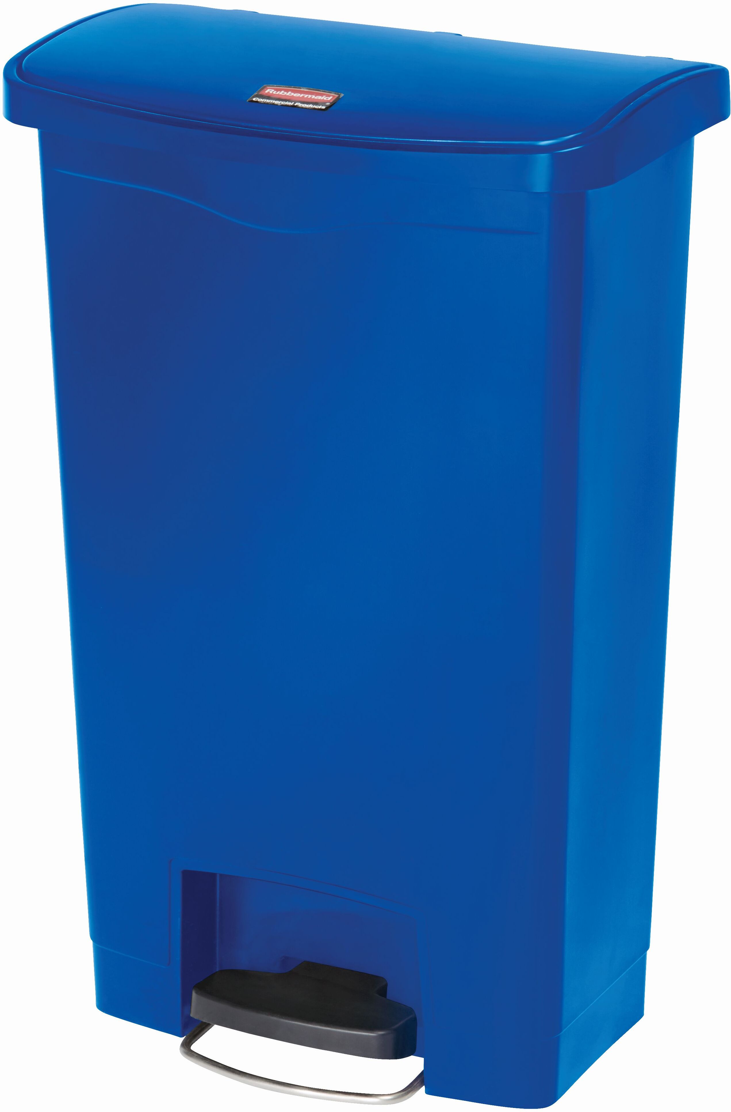 Rubbermaid Slim Jim Step On container Front Step kunststof 50 ltr, Rubbermaid, model: VB 224375, blauw