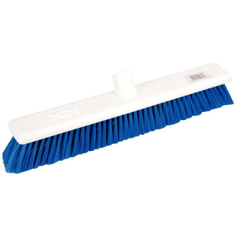 Jantex Bezem blauw Jantex, zacht, hygiënisch, 45cm, voor steel: DN819