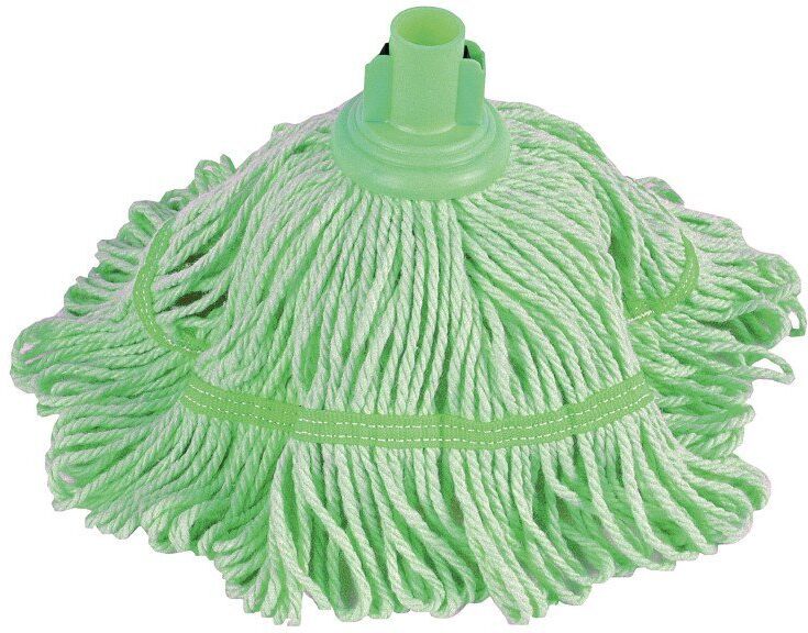 Jantex Antibacteriële mop groen Jantex, steel DN819