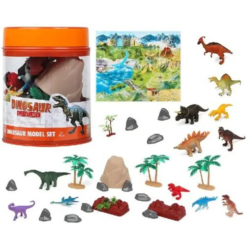 Lucavo Set van Dinosaurussen (23 x 20 cm) 23 x 20 cm (30 Stuks) (30 pcs)