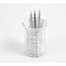 Okaa Lika Handwoven Cane White Eco-Friendly Pen Stand