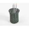 Okaa Lika Handwoven Cane&Iron Monotone Pen Stand