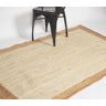 Home Therapy Neutral Handwoven Jute Rug