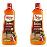 Poliboy parketrenovatie glanzend voor houten en kurkvloeren onmiddellijke afdichting vloerreiniging verpakking van 2 stuks 2 x 500 ml (1 liter), Made in Germany