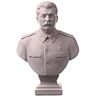 Sovjet-Russische Sovjet-leider Joseph Stalin Marble Bust beeldhouwwerk 6.3''