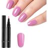 GodbTG One Step Nail Gel Pen, 3 In 1 One Step Gel Nail Polish Brush Pen, One Step Gel Nail Polish 3-In-1 Pen, 3 In 1 Step Nail Gel Painting Varnish Pen (12)