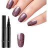 GodbTG One Step Nail Gel Pen, 3 In 1 One Step Gel Nail Polish Brush Pen, One Step Gel Nail Polish 3-In-1 Pen, 3 In 1 Step Nail Gel Painting Varnish Pen (14)