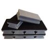 Sonty 10 stuks potschuurder Jumbo XL, spons zwart (grijs, 15 x 7 x 4 cm)