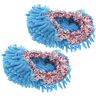 PartyKindom 1 Paar Stofmop Pantoffels Stoffer Pantoffels Microvezel Schoonmaaksokken Stofdoek Pantoffels Stofstofzuiger Dweil Schoenen Stofmophoezen Dweilsokken Voor Haar Beschermer Chenille