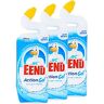 WC-Eend Action Gel Toiletreiniger Ocean Fresh 3 Stuks à 750 ml -