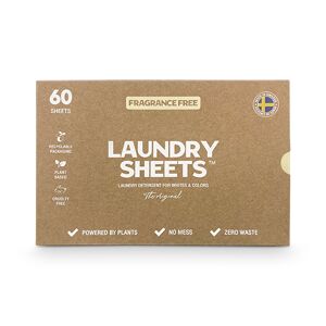 Laundry Sheets Fragrance Free - 60 Stk