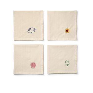 Midnatt Napkin Set Charms