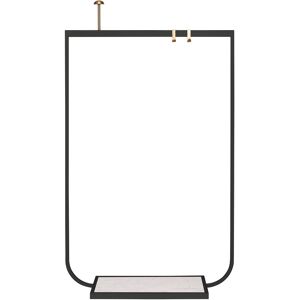 Asplund Tati Coat Rack Small Carrara Marmor Char Grey